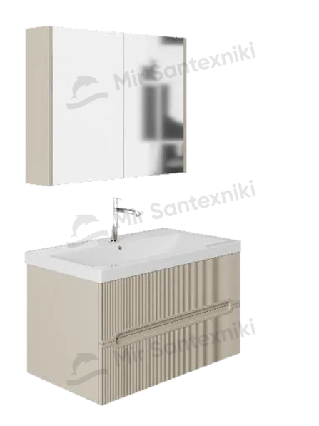 Комплект мебели для ванной комнаты BELLA 80